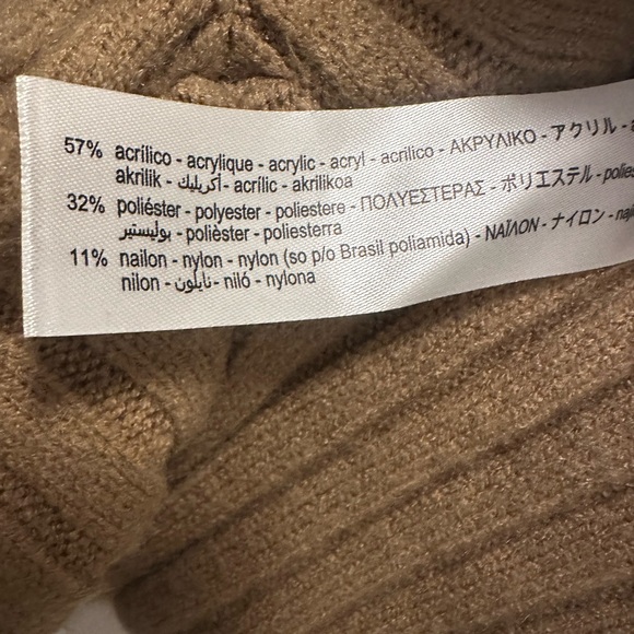 Zara Tan Ribbed Knit Jumpsuit - Picture 8 of 8